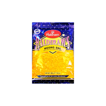 Haldiram Moong Dal 200g - Crunchy and Spicy Indian Snack